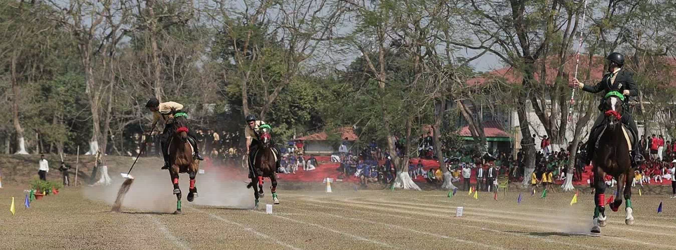 Horse Riding Competition in Assam Valley School