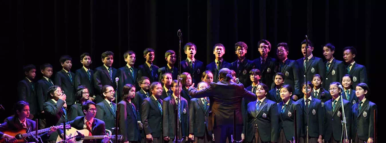 Student Singing Practice in Best boarding schools