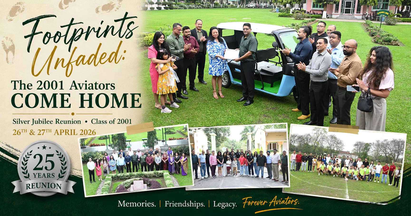 Footprints Unfaded The 2001 Aviators Come Home