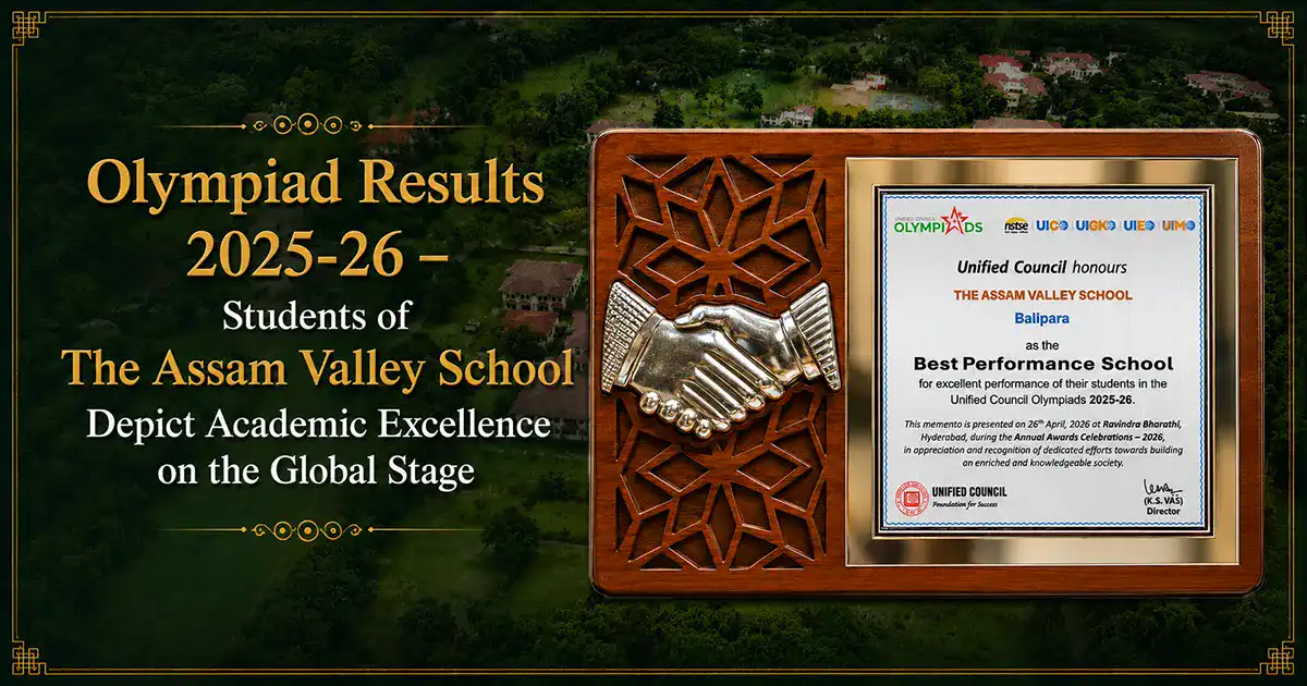Olympiad Results 2025-26 - Students of The Assam Valley School Depict Academic Excellence on the Global Stage